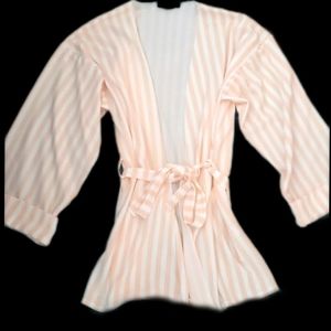 PrettyLittleThing Peach Striped Top